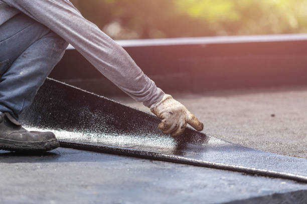 Professional Basement Waterproofing technician working in Clyman, WI